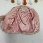 Soft Surroundings Silk Floral Embroidered Pink Blazer Size XS Photo 5