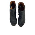 Lucky Brand  LaMija black open toe booties size 8.5 Photo 3