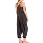 Free People New  Hot Shot Onesie Jumpsuit Washed Black Size XS Romper Photo 4