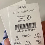 J.Crew  reversible crewneck sweatshirt quilted boxy lavender navy blue Medium NWT Photo 8