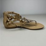 Isola  Tan and Snakeskin Sandals 7.5 Photo 4