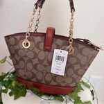 Coach Lane Bucket Bag In Signature Canvas c8597 Photo 4