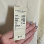 American Eagle  Dress Women 10 Cream Flapper Style NWT Y2K Party Club Zip Back Photo 6