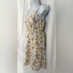 Old Navy Fit & Flare Tie-Strap Linen Blend Floral Mini Dress (636) Photo 5