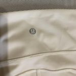 Lululemon Cropped White Mesh Sides Leggings Photo 4