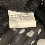 Moon River Black and White Polka Dot Strapless Dress - Size S Photo 7