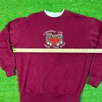 vintage crewneck sweatshirt women's‎ MED. 80s Pullover Grandma Granny Core Photo 3