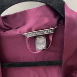 Victoria's Secret satin burgundy robe Photo 3