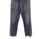 Citizens of Humanity  Gia Jeans Studded Dark Tempest Black Denim Size‎ 29 Photo 4