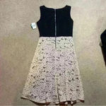 Gabby Skye  NWT Sleeveless A Line Dress Lace Pink & Black Women’s Size 8 Photo 6