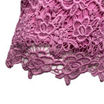 Nanette Lepore Nanette  Chateau Rose Lace Tank Top - Size Medium Photo 2
