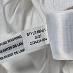 J.Crew Ruffle-hem shirt-dress in cotton poplin White S BR461 Photo 4