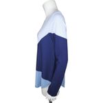 Belle By Kim Gravel Colorblock Long Sleeve Sweater Twilight Blue X Photo 4