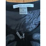 Peter Nygard Black Genuine Leather Suede Vest Women’s Small PS NWT Photo 2