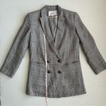 Emerson Fry Women’s Black White Plaid Lee Blazer Jacket 00 Photo 4