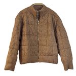 Joie  tan puffer cableknit bomber style jacket M Photo 1