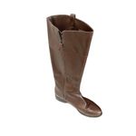 Cole Haan  Womens Brennan Riding Boots Brown Leather Straps Knee High Zip 8.5 Photo 2