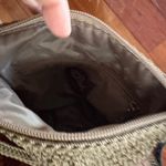 The Sak NEW Crochet Crossbody Purse Bag Tan Brown 8x7 Zipper Nylon Photo 5