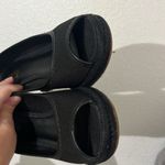 Lauren Ralph Lauren Women’s Nella Canvas Wedge Peep Toe Shoes Size 9.5 Black Photo 8