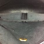 Coach Vintage Black Leather Side Pack Brass Turn Lock Shoulder Bag USA 9979 Photo 12