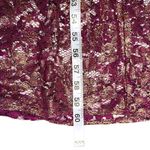 Dress the Population NWT  Antoinette Sleeveless Burgundy Gold Lace Maxi Dress S Photo 7