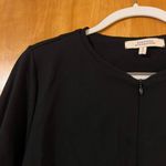 Dorothee Schumacher Classic Black Long Sleeve Lace Hem Zipper Front NWOT Size 6 Photo 3