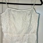 Lulus Romantic Fate White Lace Bodycon Mini Dress Size Medium NWT Photo 4