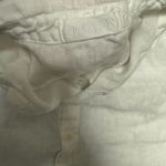 CP Shades  Mia White Button Down linen Shirt Photo 1