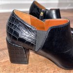 Vionic  Linda Heeled Shortie with Arch Support Croc Leather Side Zip Booties Photo 6