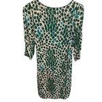 Boden Floral Kelly Green & Pink Four‎ Leaf Clover Sheath Belted Tie Dress US 6R Size 6 Photo 1