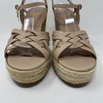 Coach Dottie Tan Wedge Espadrilles Sandals Charms Ankle Strap Women’s Size 11 Photo 5