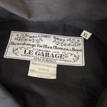 Vintage bellows brut La Garage back shirt with airplane detail for buttons/cuffs Black Size XL Photo 1