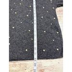 ZARA  Pearl Sweater Women's Size Small Gray Pullover Top Photo 5