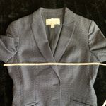 Hugo Boss Women’s Boss Navy Checkered Blazer. No Size Tags. Small Photo 7