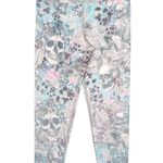 Evolution and creation  Woman’s Skull Printed Floral Printed Leggings Size Medium Photo 3