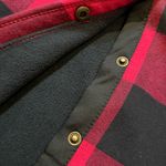 Orvis  Women Teton Flannel Shacket M Pink Buffalo Plaid Fleece Lined Shirt Jacket Photo 12