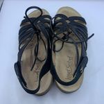 Josef Seibel Women's Natalya 01 Gladiator Sandals black leather size 37 US 6 Photo 3