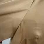 Talbots Gold Soft Satin Charmeuse Top Large Silky Evening Workwear Metallic Photo 7