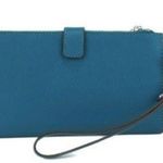 Michael Kors Lagoon Double Zip Wristlet Wallet Phone Purse Photo 5