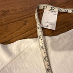 Sonoma  NWT white ribbed ruffle sleeve tank small Photo 7