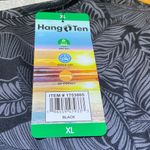 Hang Ten  Black and Gray Leaf Print Shirt, XL, NWT Photo 4