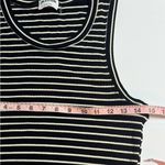 LNA Clothing Jones Rib Tank Striped Top XL Black Photo 5