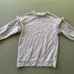 influence Ruffle Shoulder Sweatshirt Photo 1