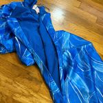 Adelyn Rae  Women’s Medium Blue Floral Tropical Sonia One Shoulder Dress Vaca Photo 8