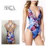 Becca New. floral swimsuit. Small. Retails $149 Photo 2
