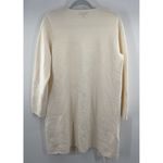J.Crew 365 Cardigan Blazer Open Long Women's Size M Ivory Merino Wool Blend Size M Photo 8