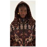Farm Rio  Brown Winter Ainika Puffer Jacket Size Medium Photo 3