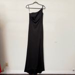 La Femme  One Shoulder Long Jersey Homecoming Dress Photo 2
