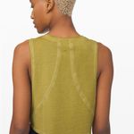 Lululemon  Olive Sleeveless “Muscle Love Crop Tank Fade” size 8 Photo 1