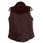 CAbi Corduroy & Quilted Mixed Media Vest #694 Size Medium Photo 1